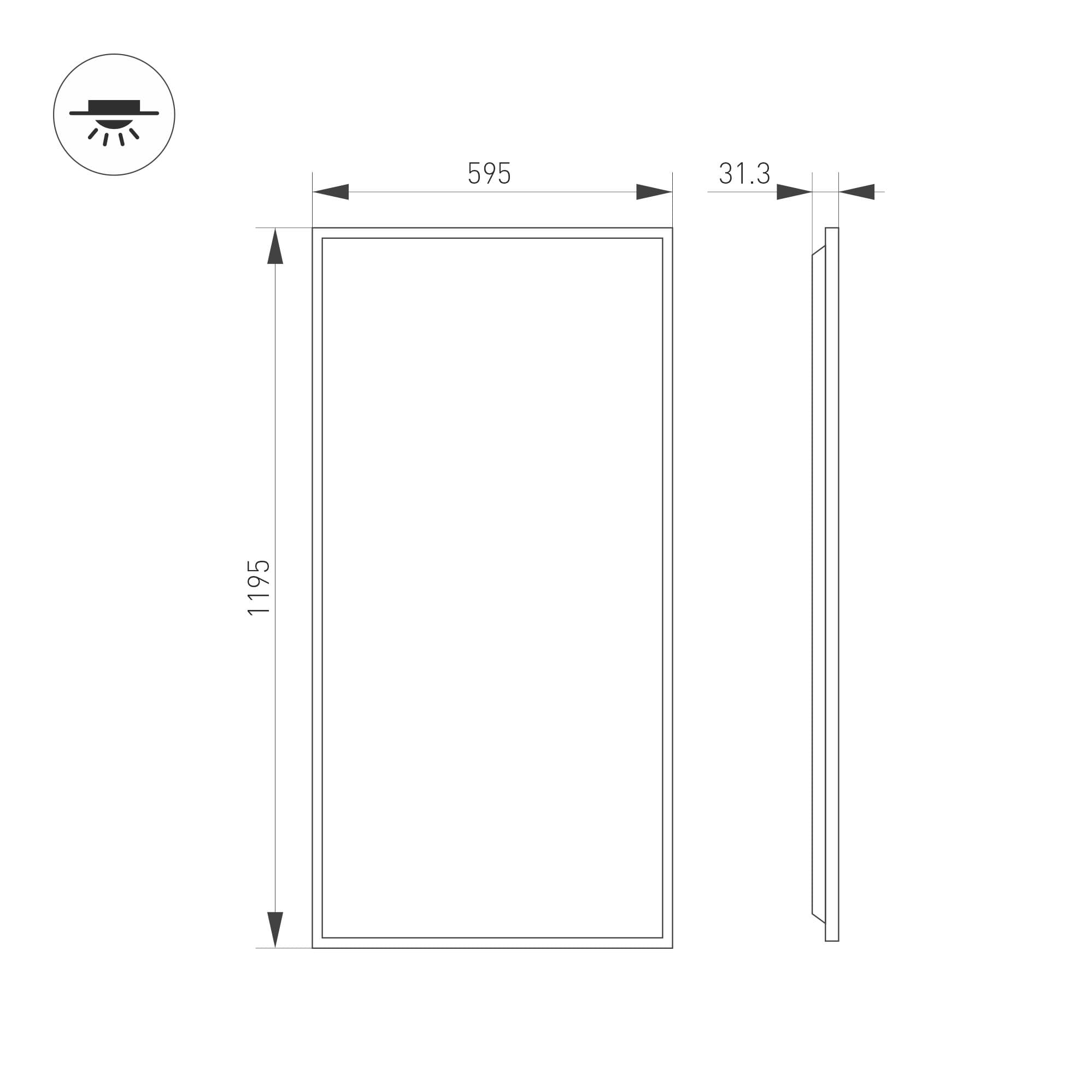 Блок питания ARPJ-SN-45700 (30W, 20-45V, 700mA) (IP65 Металл, 3 года)