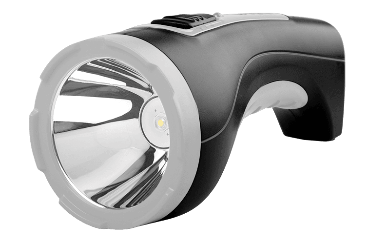 Фонарь светодиодный аккумуляторный AccuF2-L3W-bk черный