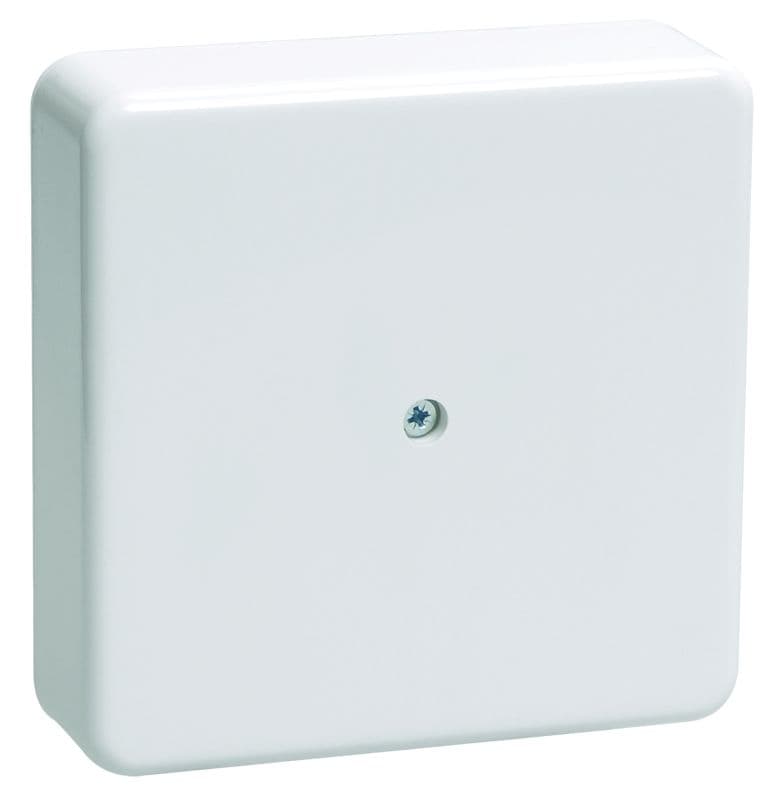 Коробка распаячная 75х75х20 (без клеммы) белая IP40 (100/3000)
