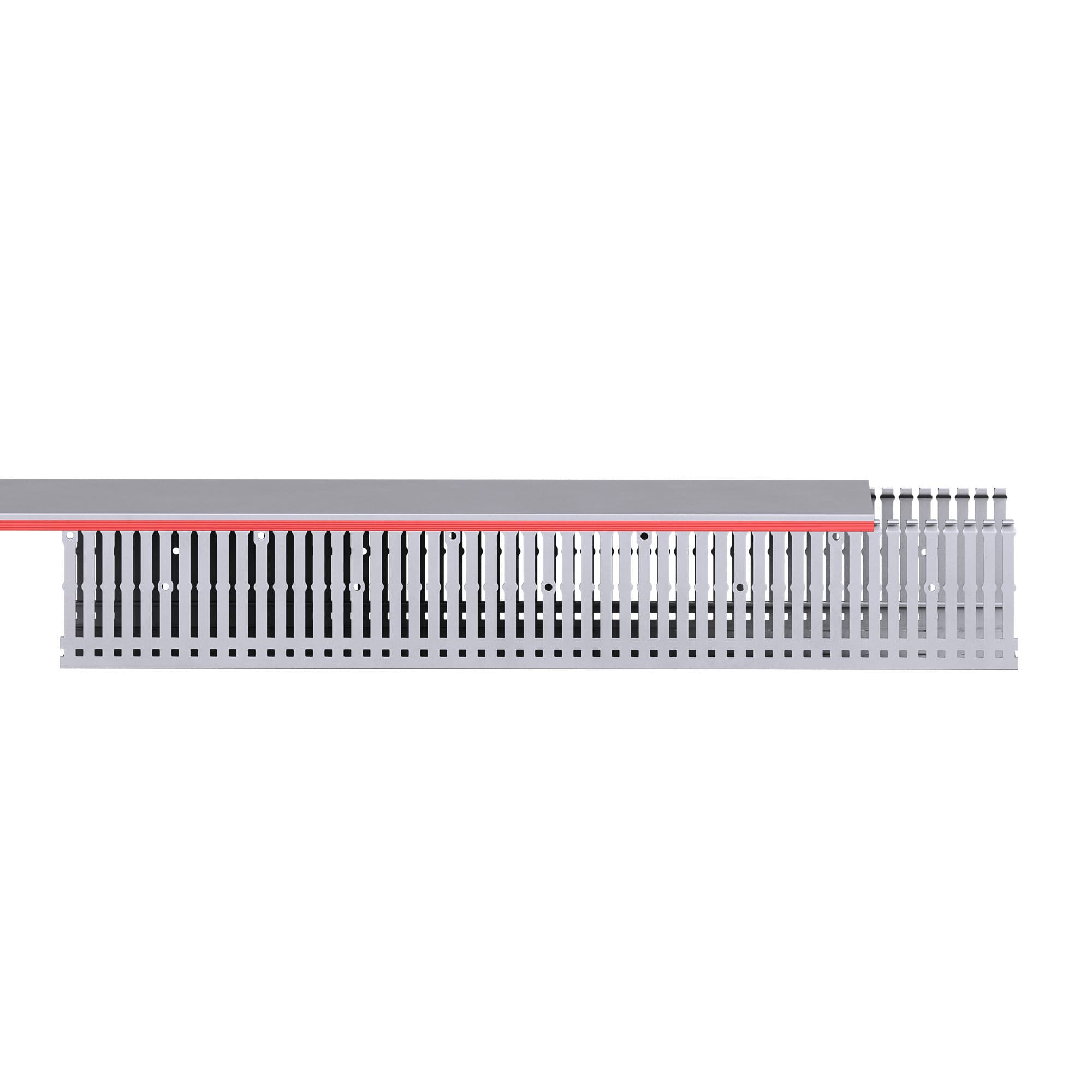 Короб перфорированный RL6 120x80 серый QUADRO