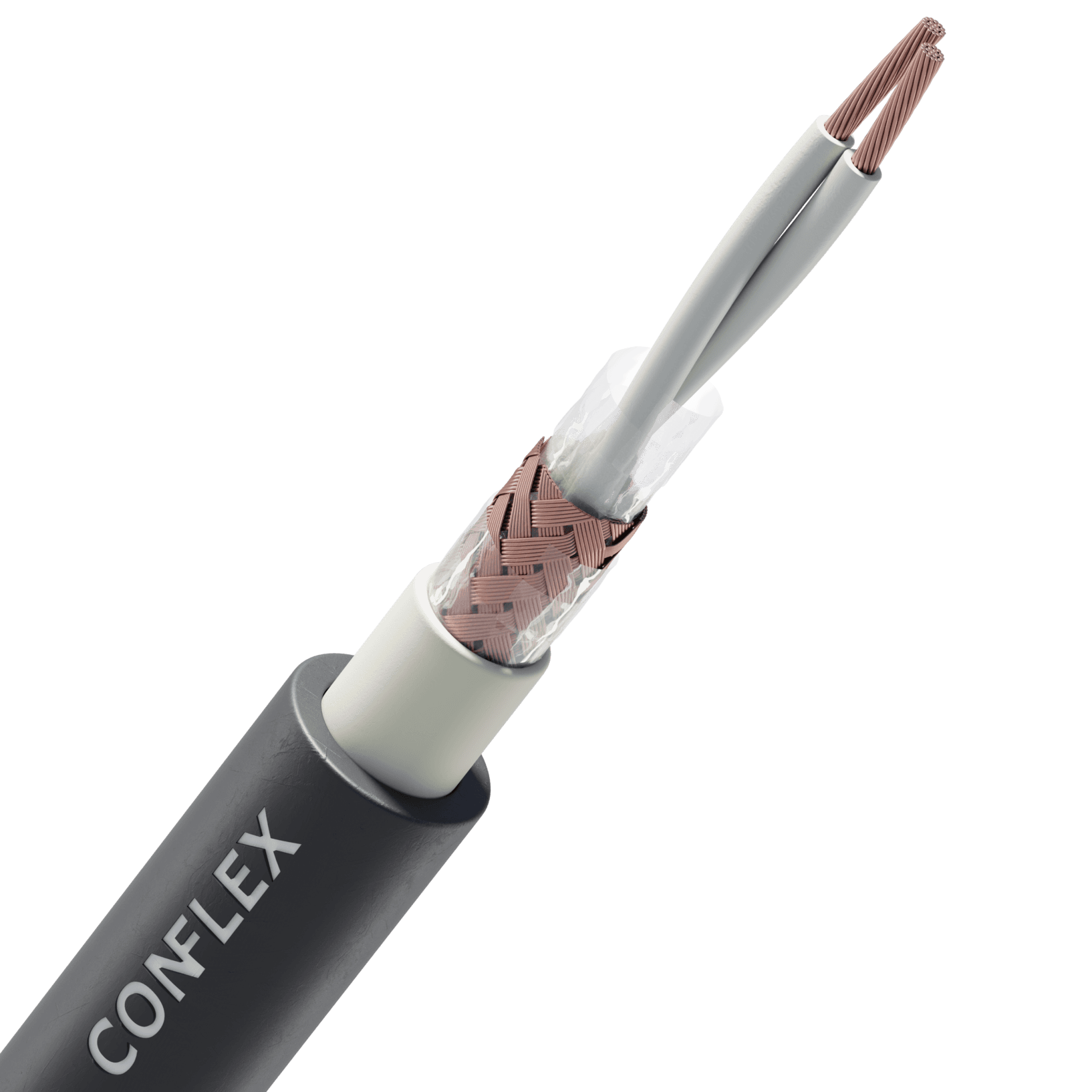 Кабель монтажный CONFLEX МКЭШПнг(А)-HF 2х1,0 ТРТС