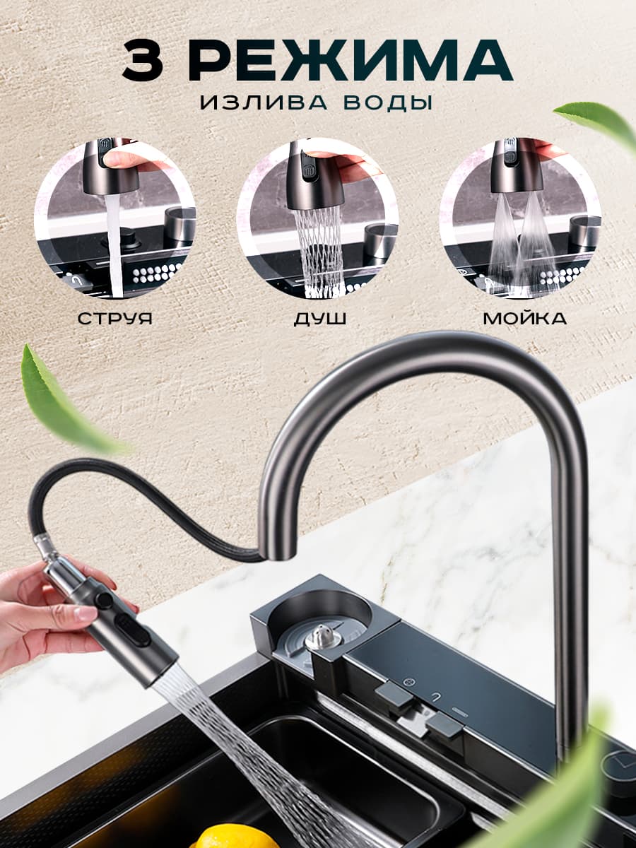 Мойка многофункциональная ПРОФСАН PSM-9952GR