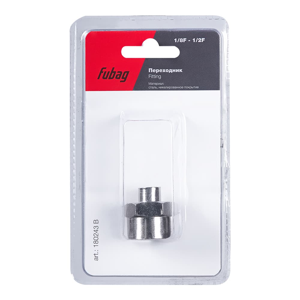 Переходник 1/8''F на 1/2''F блистер 1 шт.