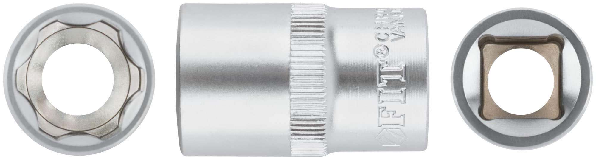 Головка 6-гранная CrV 1/2'' 17 мм