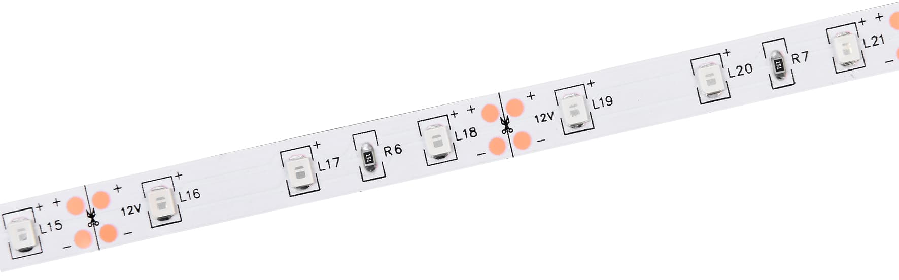 Лента светодиодная 5м LSR-2835G60 4,8Вт/м 12В IP20 60LED/м
