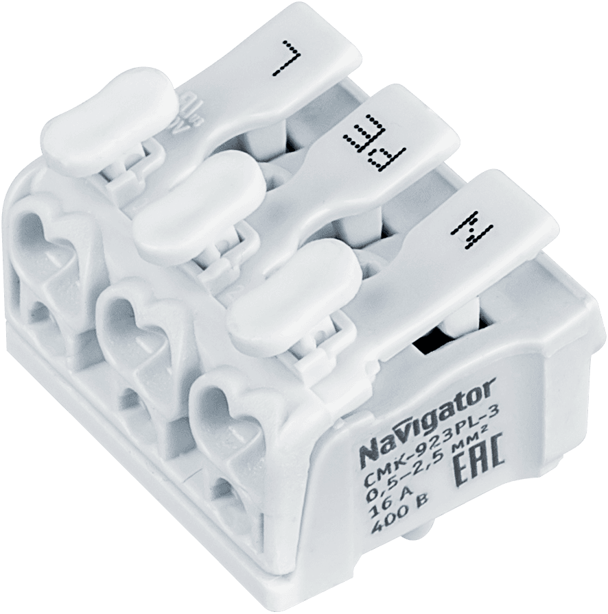 Клеммы монтажные пружинные СМК-923 (1уп=5шт)