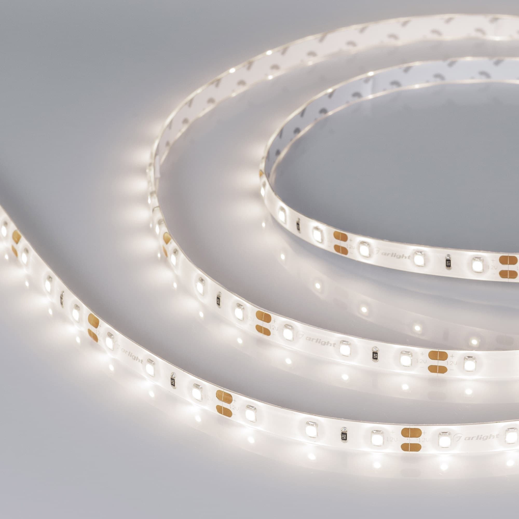 Лента светодиодная 7.2 Вт/м 12В 4000K IP65 60LED/м RTW-A120-8mm SMD 2835 5 м герметичная