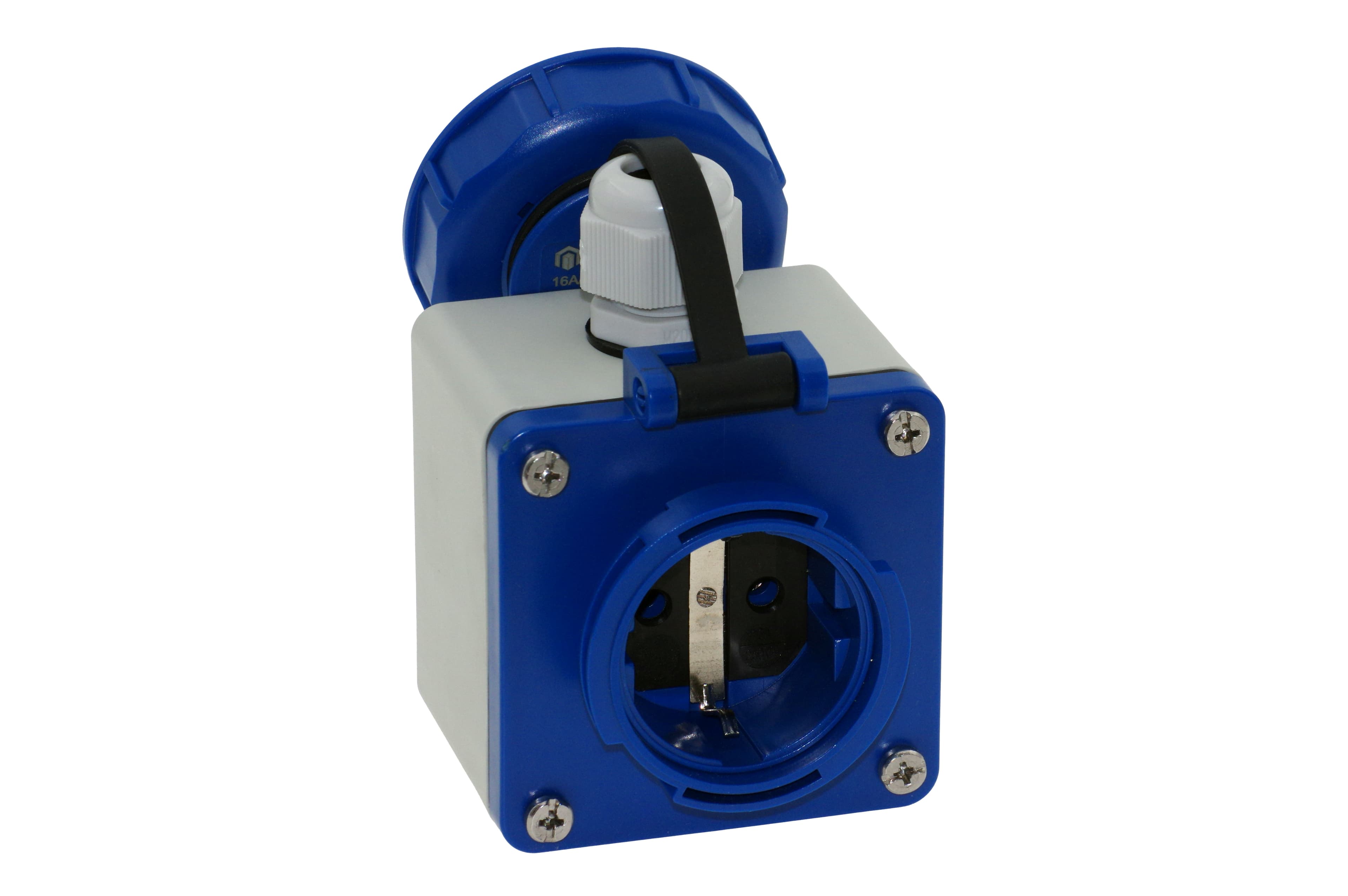 Розетка настенная 16А/250V/2P+E/IP66/67