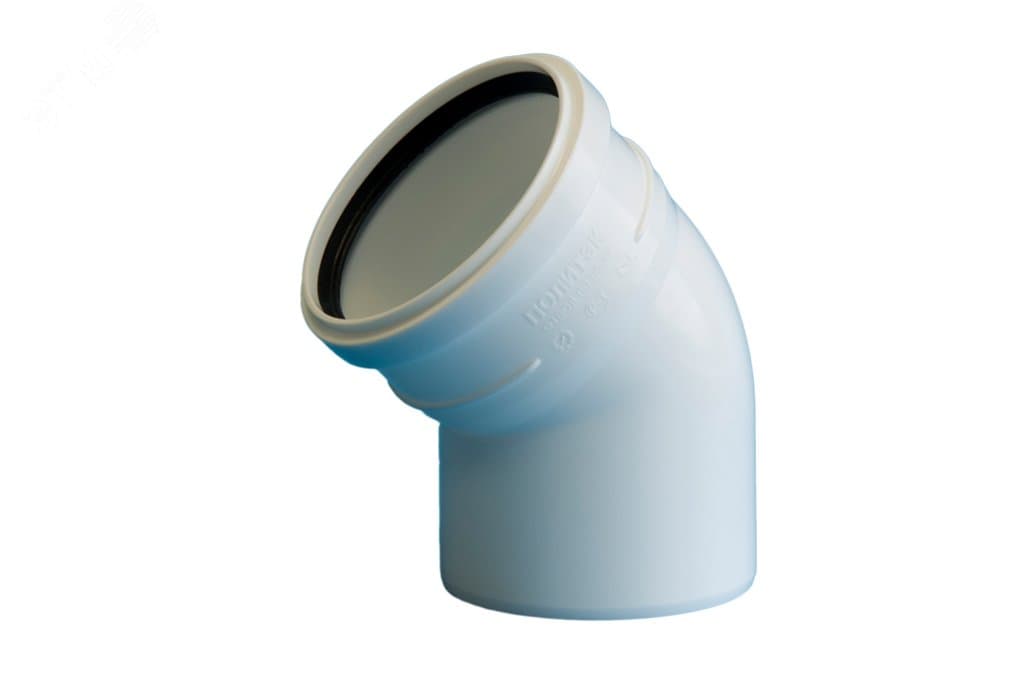 Отвод 110 45 град, для бесшумной канализации