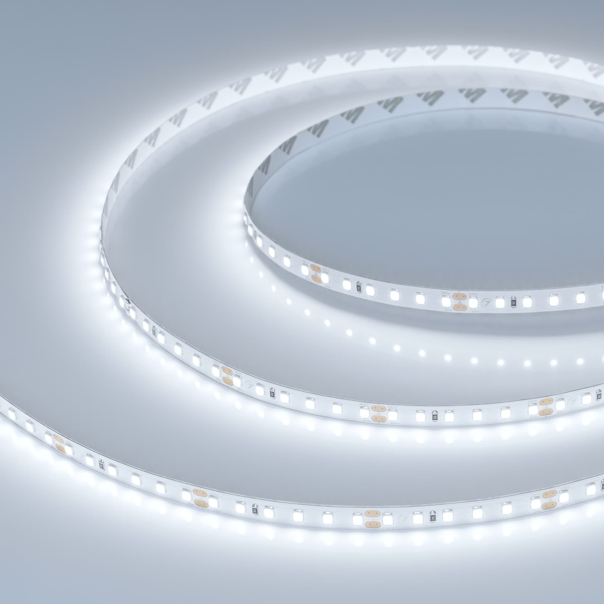 Лента светодиодная 14.4 Вт/м 24В 6000K IP20 120LED/м UL-A120-8mm SMD 2835 5 м