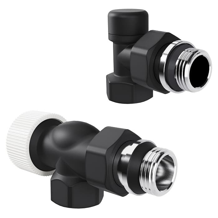 "Набор термостатический осевой Royal Thermo Design 1/2""М30х1,5 (Черный)"