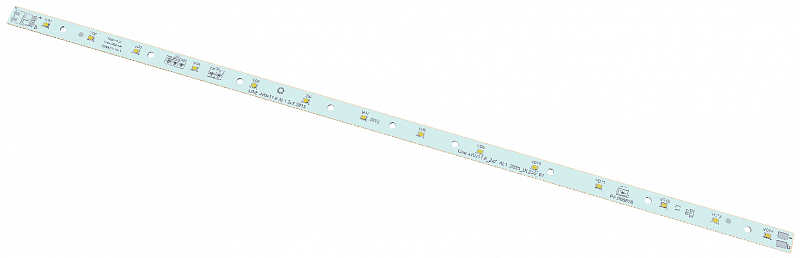 Модуль светодиодный LINE 470x11.6 AL1 2x7 Refond 2835 CRI80 5000K