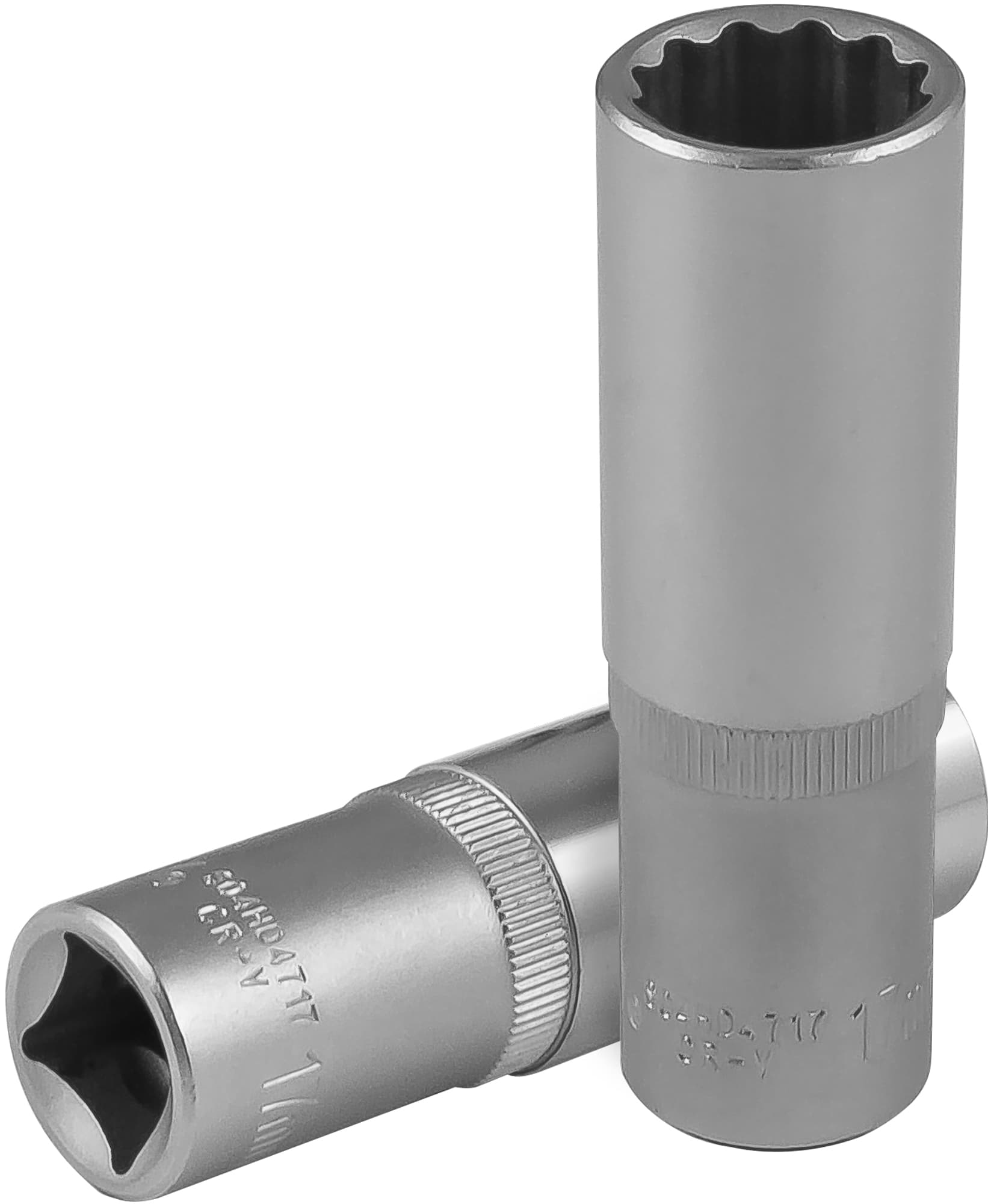 Головка торцевая глубокая 12-гранная 1/2''DR, 17 мм