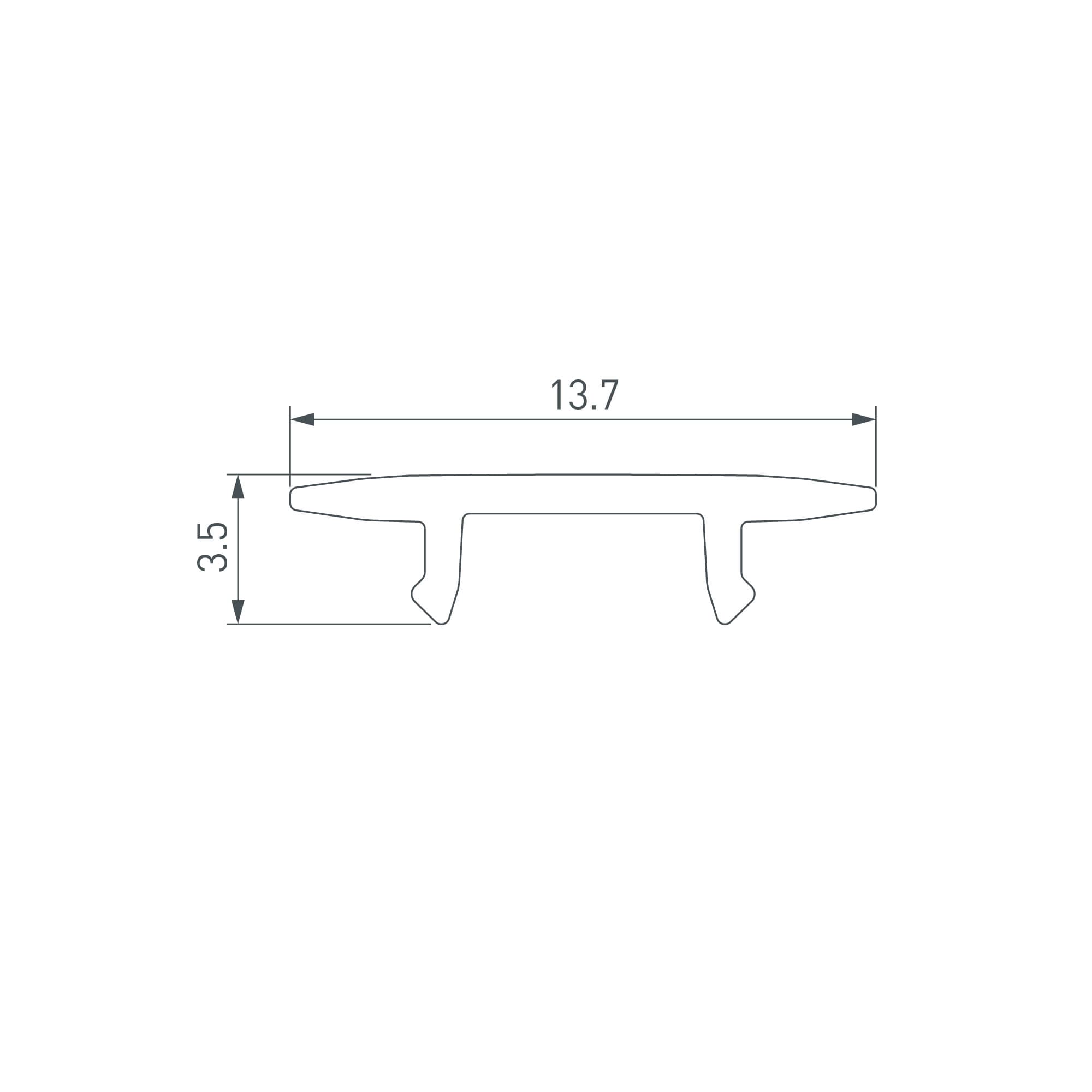 Держатель ARL-MOONLIGHT-1516-CLIP CLEAR ARL, пластик