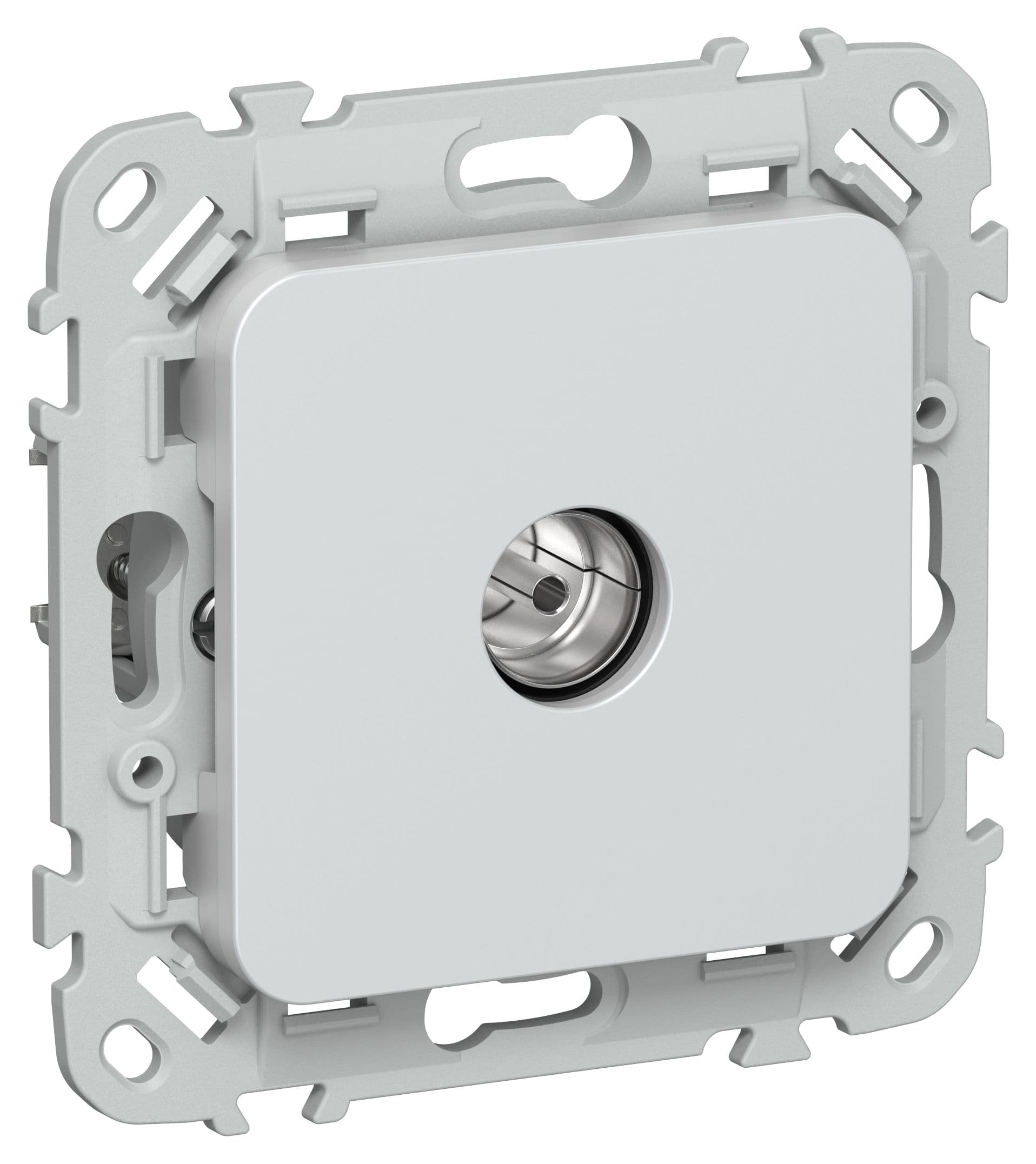 FLITE Розетка TV экранированная проходная тип M РТВм-1-1-2-ФлЖ жемчуг IEK