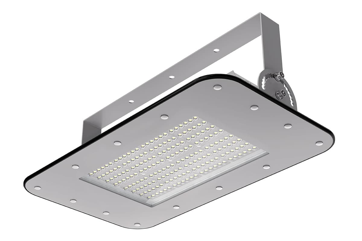 Светильник LED KEDR 2.0 TG (СБУ) 100Вт 14000Лм 5,0К КСС Д прозрачный рассеиватель стекло IP67
