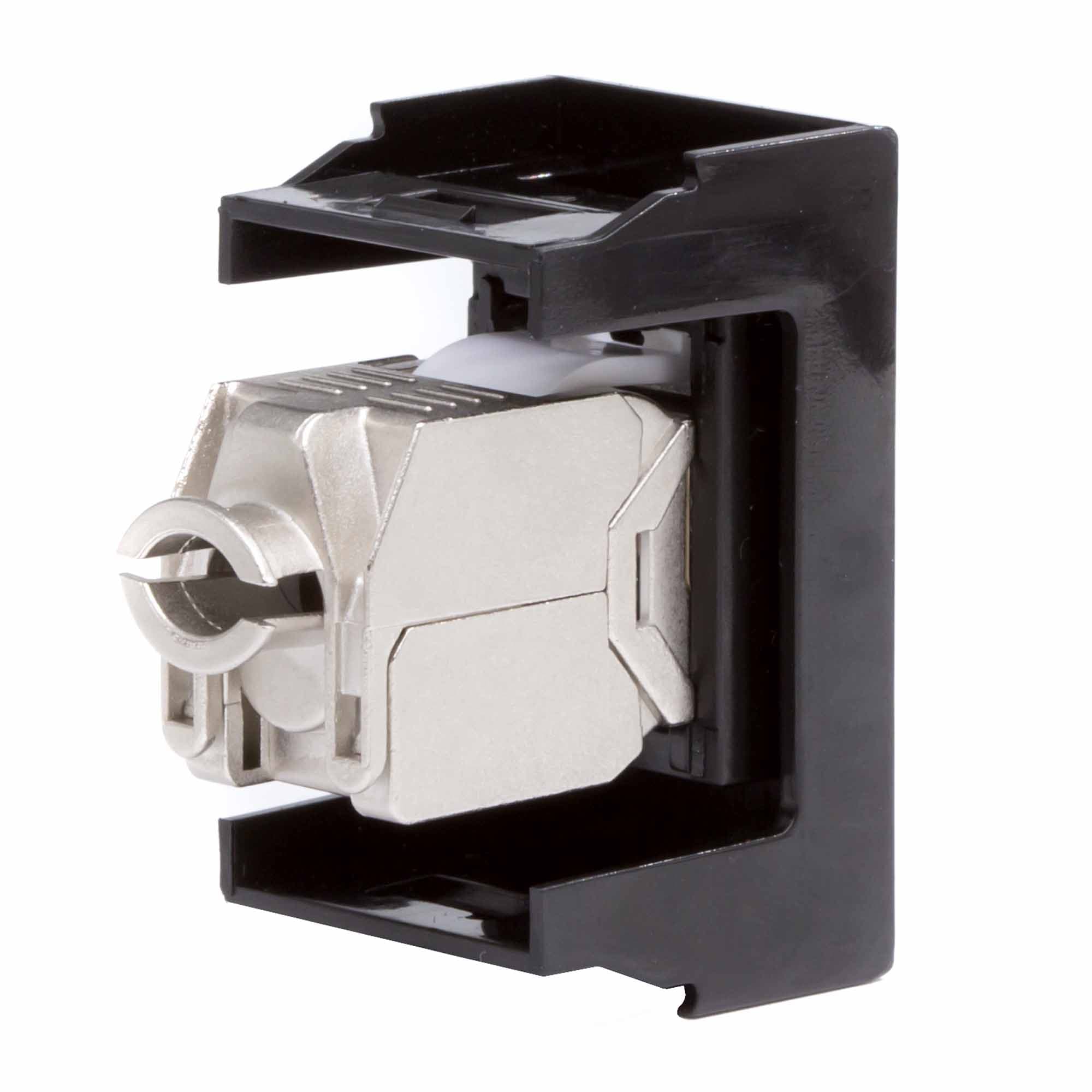 Розетка RJ-45 кат5E,экр, ЭУИ Вива (Viva),1 мод.,черн