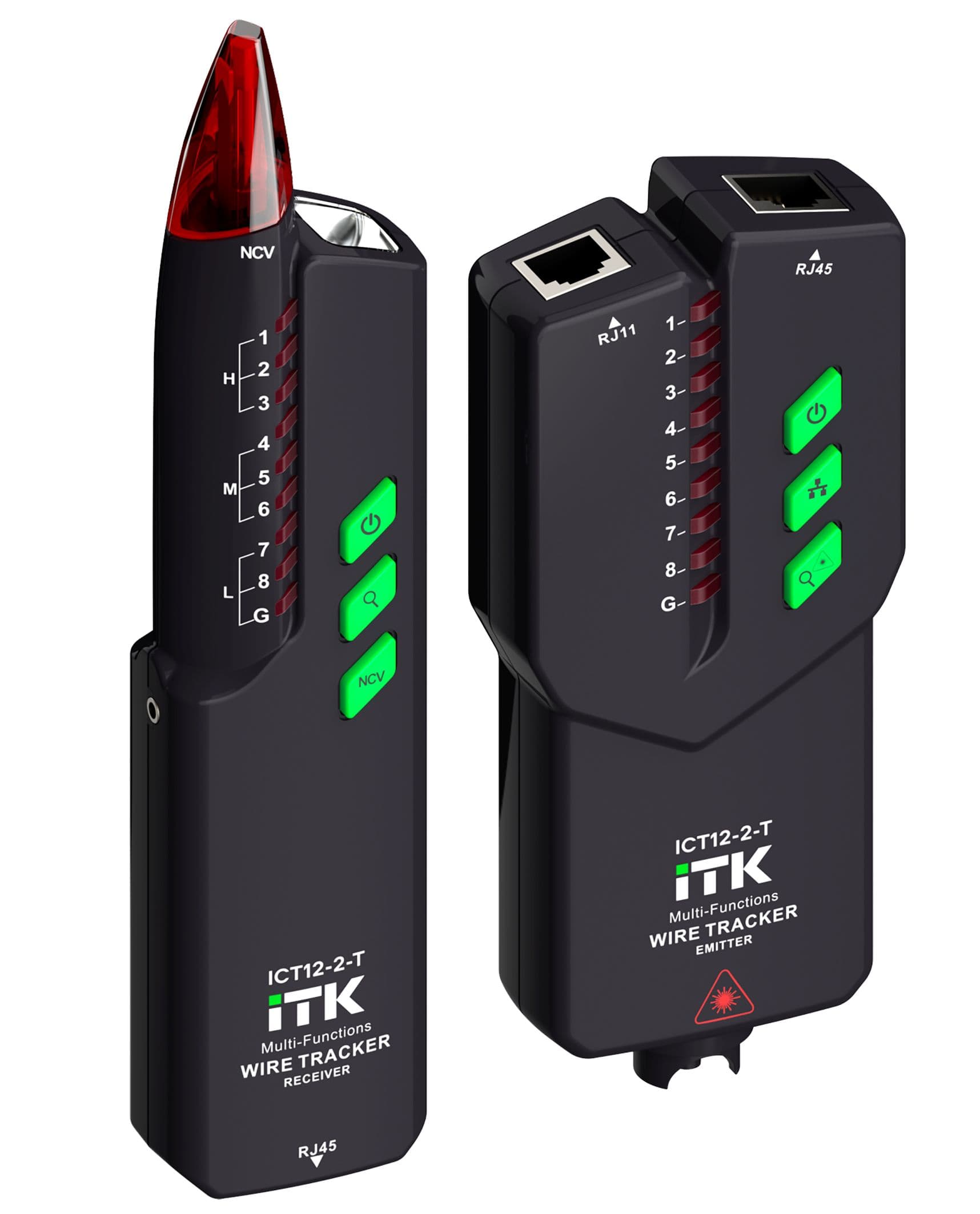 Тестер для LAN-кабеля многофункциональный (RJ4 5  RJ11 VFL)