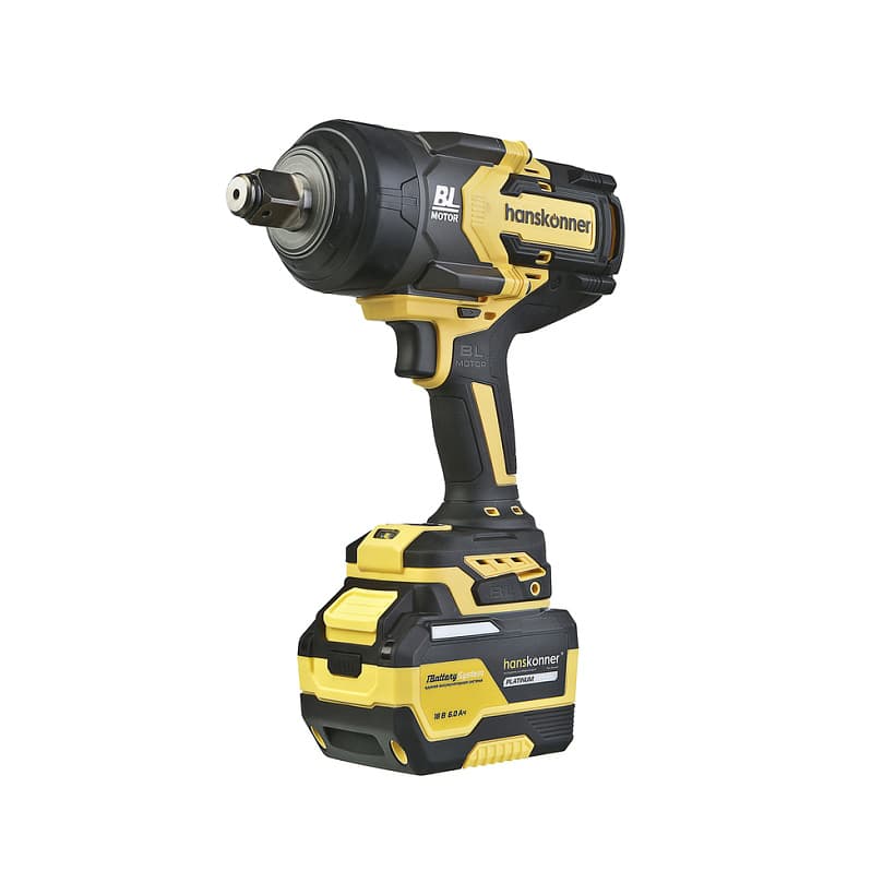 Гайковерт удар б/щ Hanskonner PLATINUM,18В,1Batt  rySystem, 1300Нм, 3/4,акк 6Ач+ЗУ