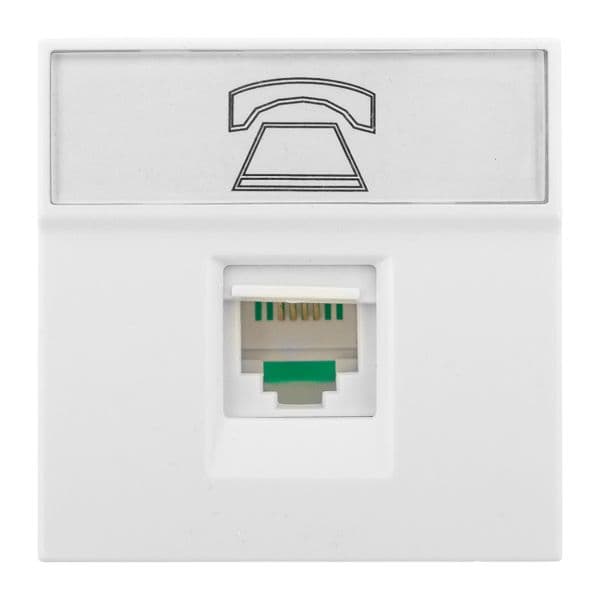 Розетка RJ-11 (ширина 2 модуля)