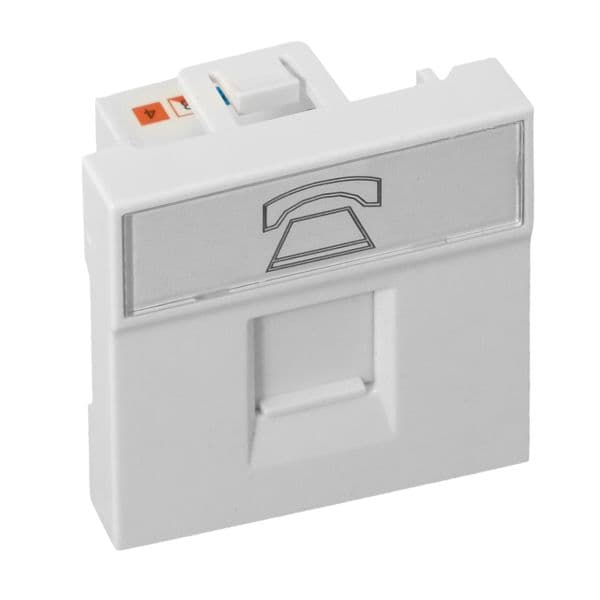 Розетка RJ-11 (ширина 2 модуля)
