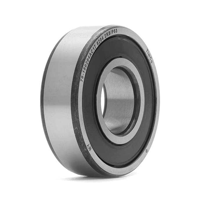 Подшипник 180204 АС17 (76кл.) (6204 2RS/P6C3) TimCo (ГОСТ)