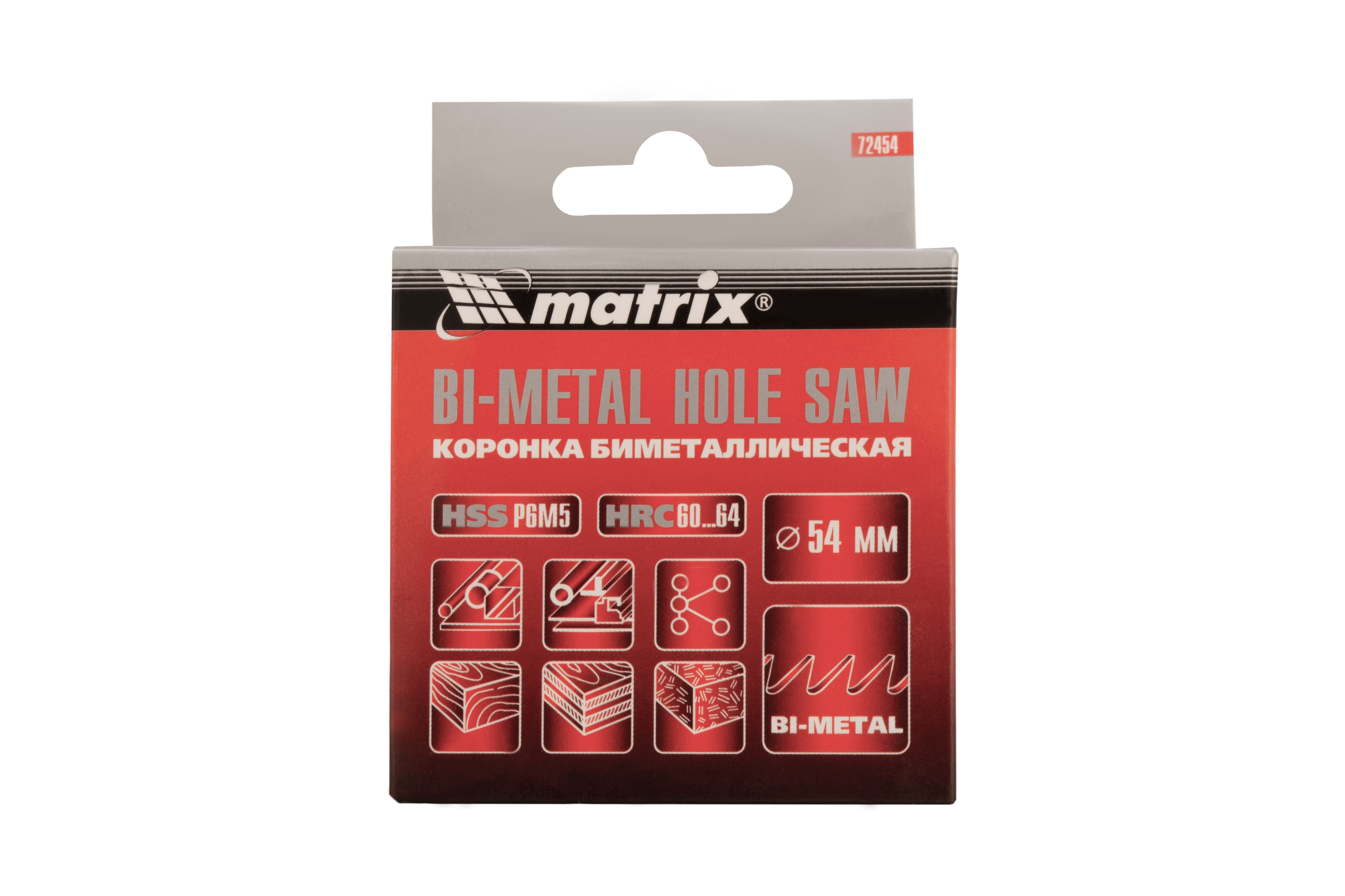 Коронка BIMETAL, 54 мм