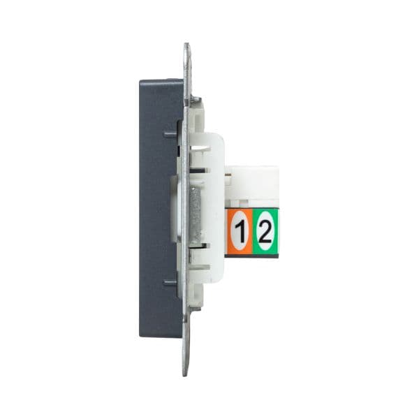 Механизм розетки RJ11  графит Эпика EKF