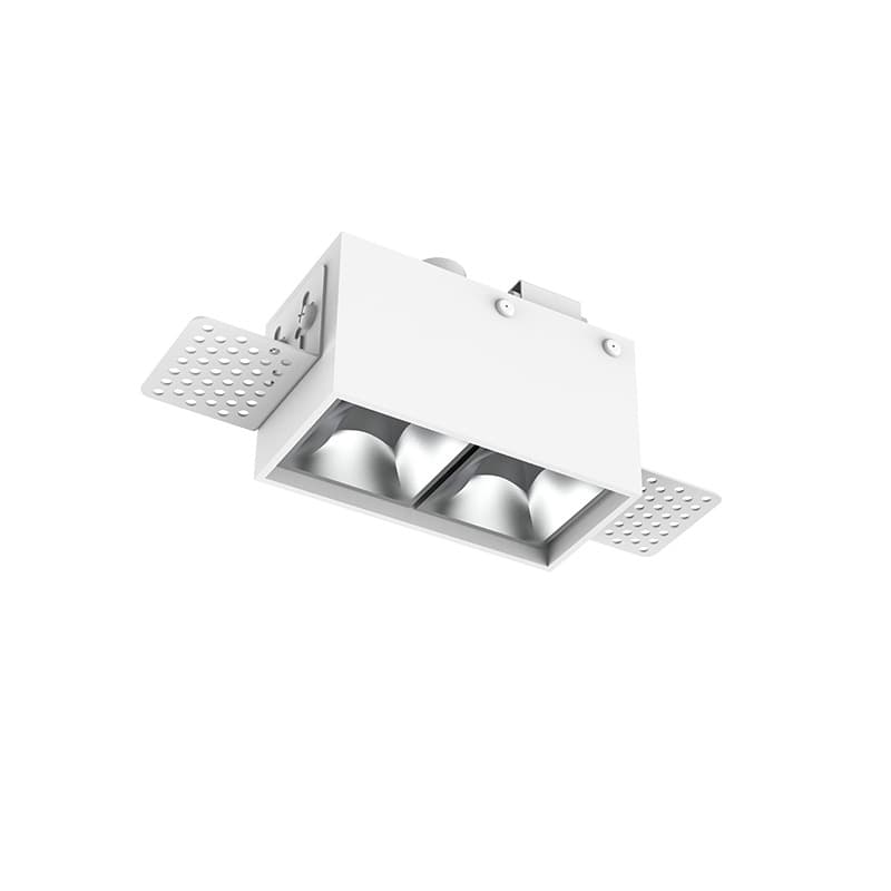 Светильник светодиодный DL-Box Reflect Multi 1x2 trimless встраиваемый 80х43х63 мм 8 Вт 3000 К 36град RAL9003 белый