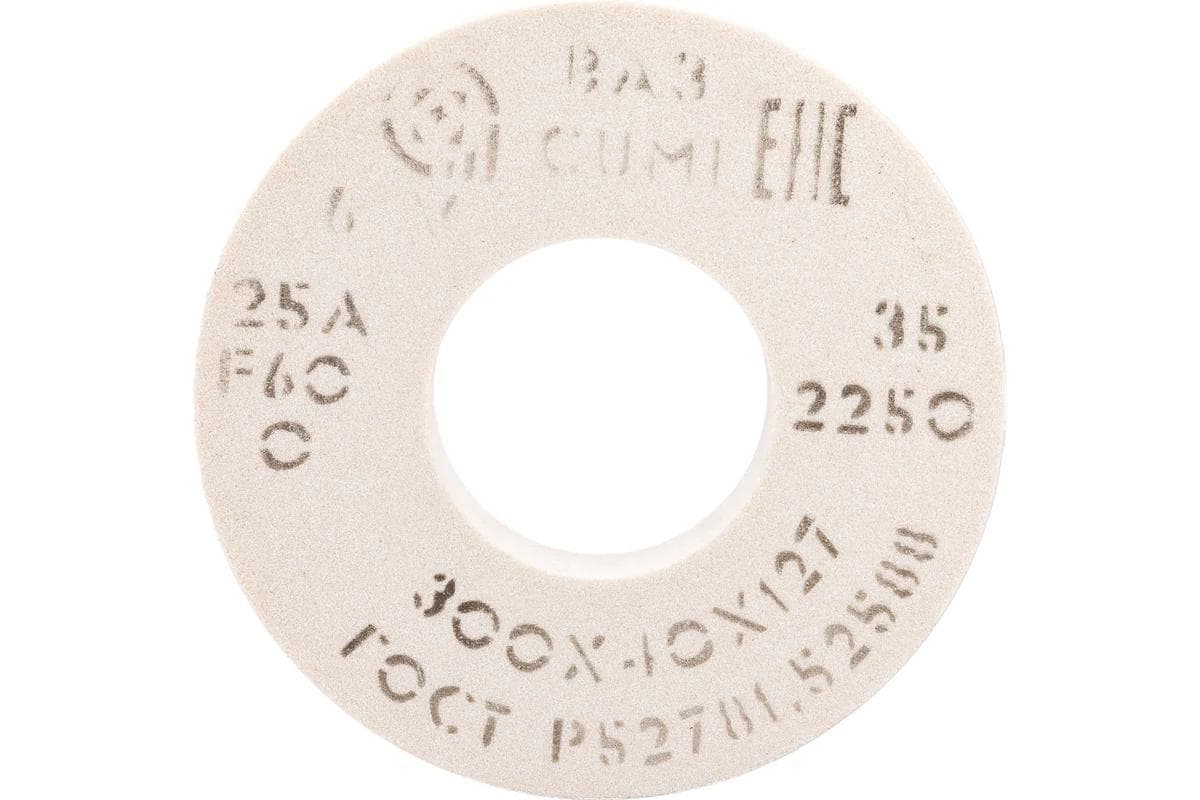 Круг шлифовальный 12335 1 300х40х127 25А F60 O 6 V 2250 35 м/с