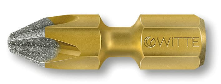 Бита PH2X25 мм 1/4'' BITFLEX Diamond алмазное напыление
