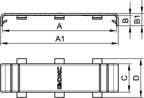 Накладка на стык 200 GAN In-liner