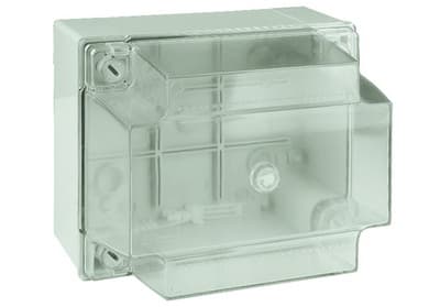 Коробка ответвит. с гладкими стенками и прозрачной крышкой, IP56, 190х145х135мм