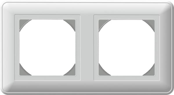 W59 Рамка 2 поста IP44 белая