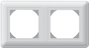 W59 Рамка 2 поста IP44 белая