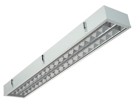 Светильник SPORTLUX 2x80 T5 накладной IP20 ЭПРА PC/металл белый