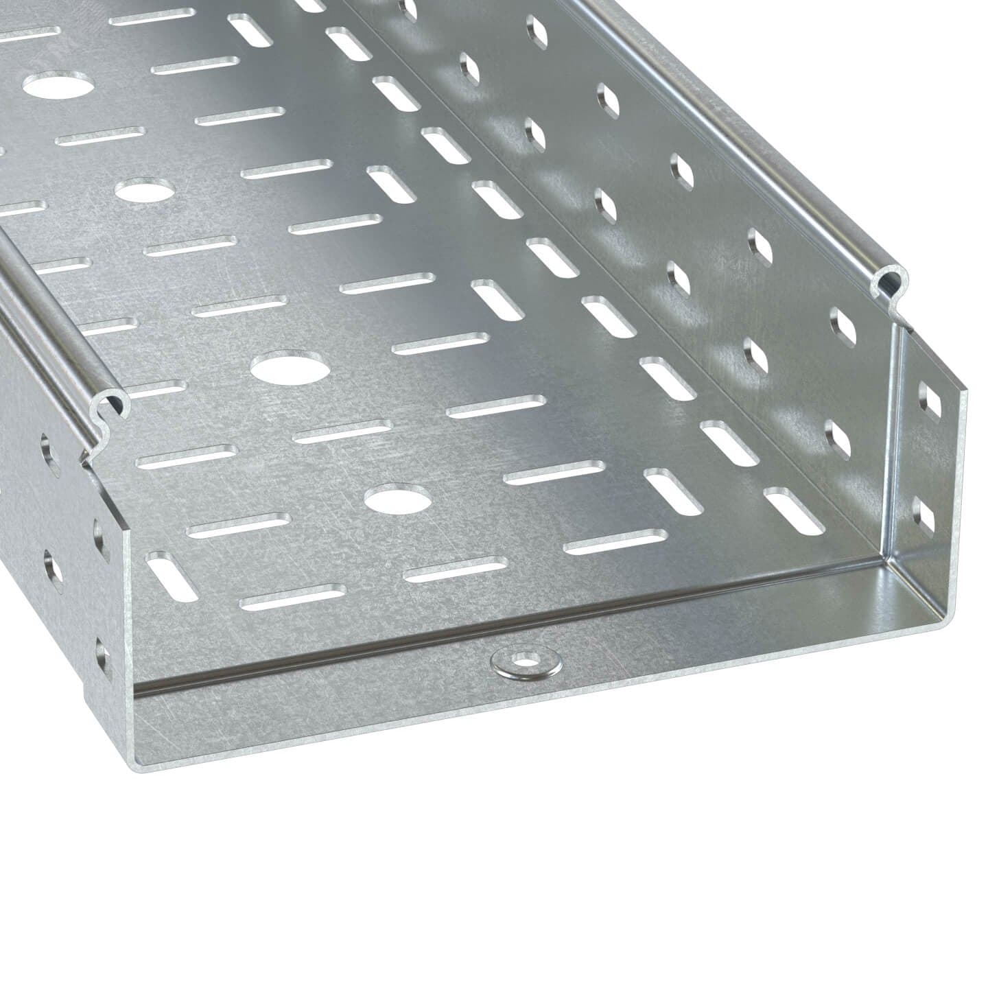 Лоток перфорированный 200х80 L3000 толщина 1,0 мм