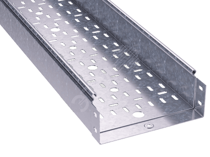 Лоток перфорированный 500х80 L3000 толщина 1,5 мм