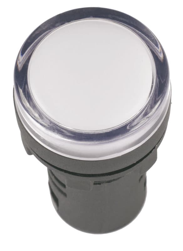 Лампа AD16DS(LED)матрица d16мм белый 12В AC/DC