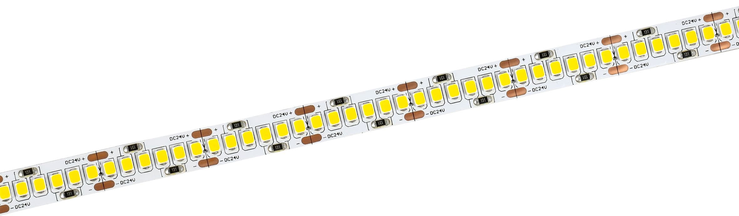 Лента светодиодная 5м SMD2835 10мм 22Вт/м 24В нейтральный белый IP20 240LED/м