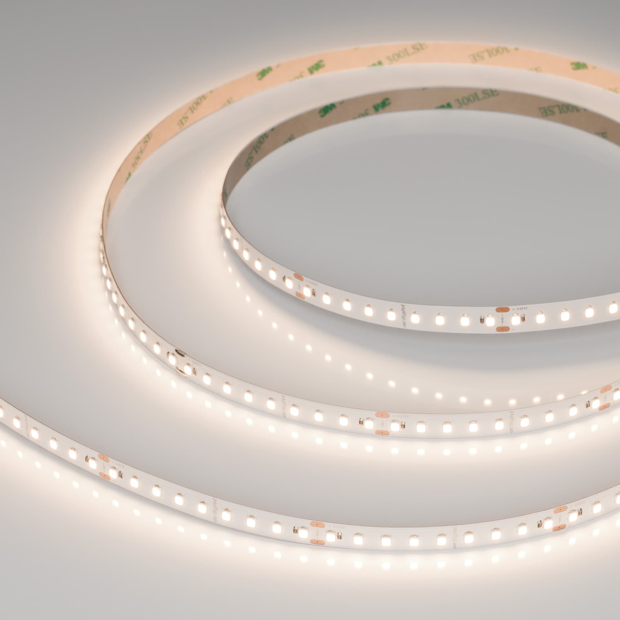 Лента светодиодная 8 Вт/м 24В IP20 3500K 126LED/м UL-A126-10mm  SMD 2835 5 м