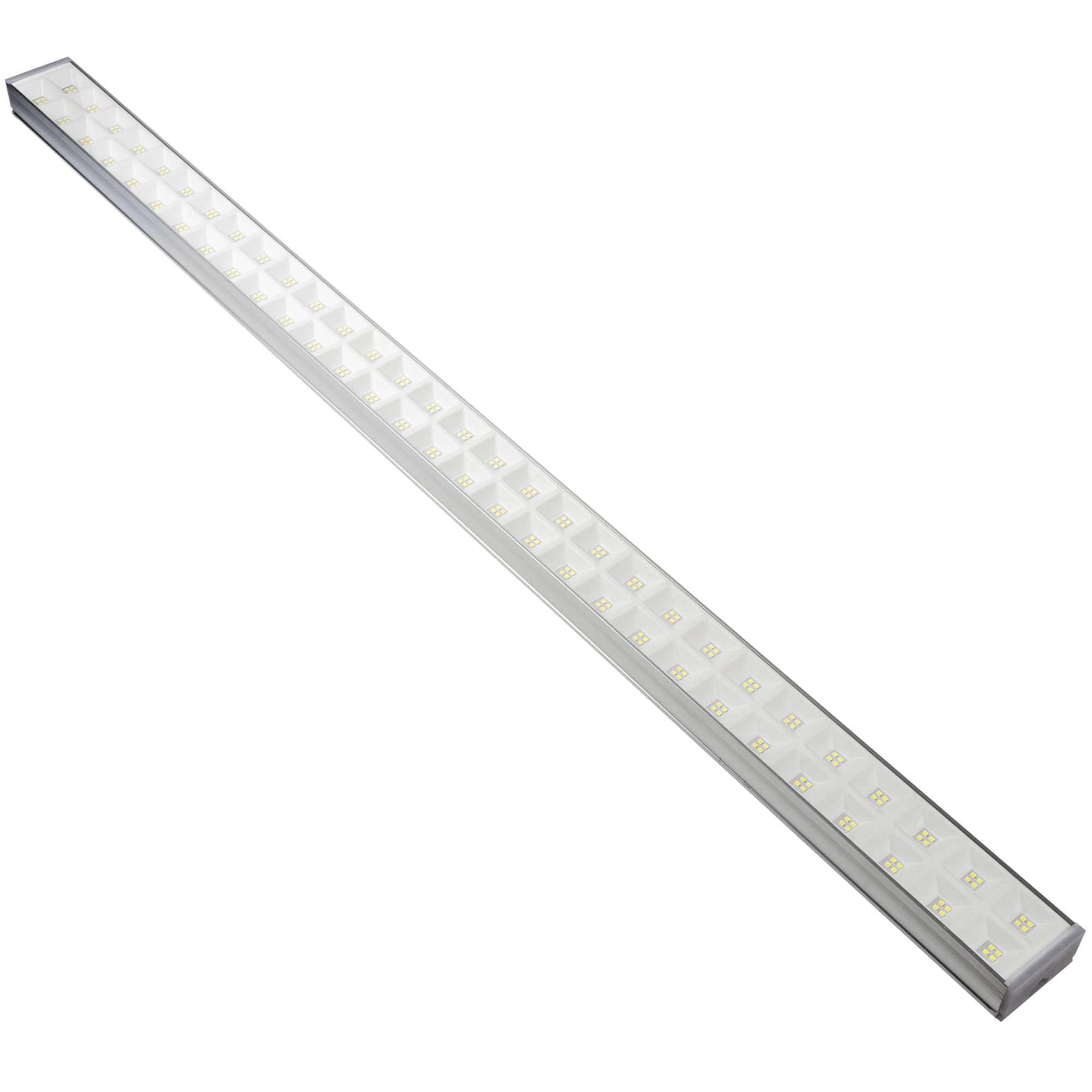 Светильник светодиодный ULO-FL120C-100W/4000K/K SILVER LINKABLE накладной соединяемый Белый свет (4000K) Корпус серебристый Угол 120 градусов ТМ