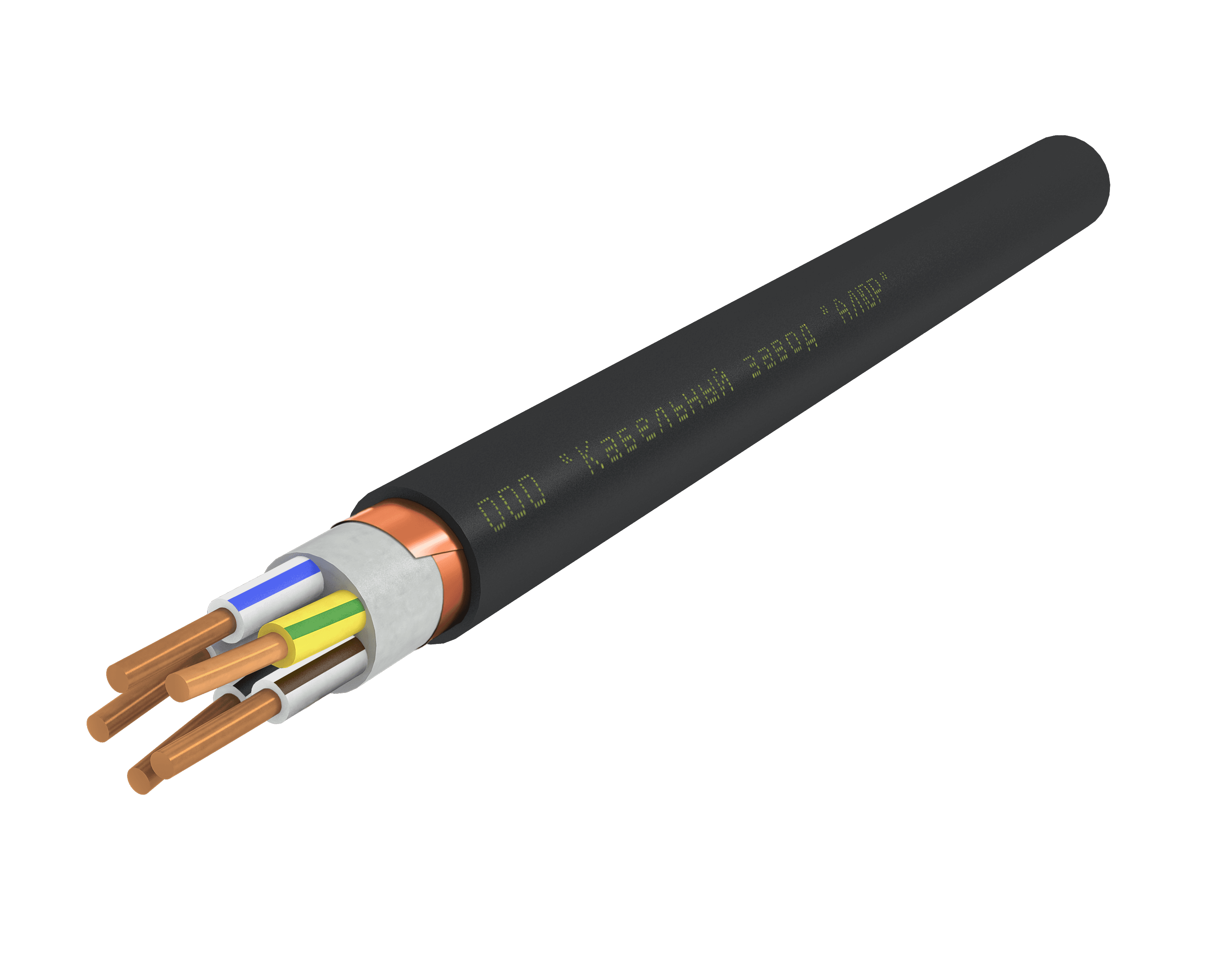 Кабель силовой ВВГЭнг(А)-LS 5х35.0 ок(N.PE)-0.66 Ч. бар