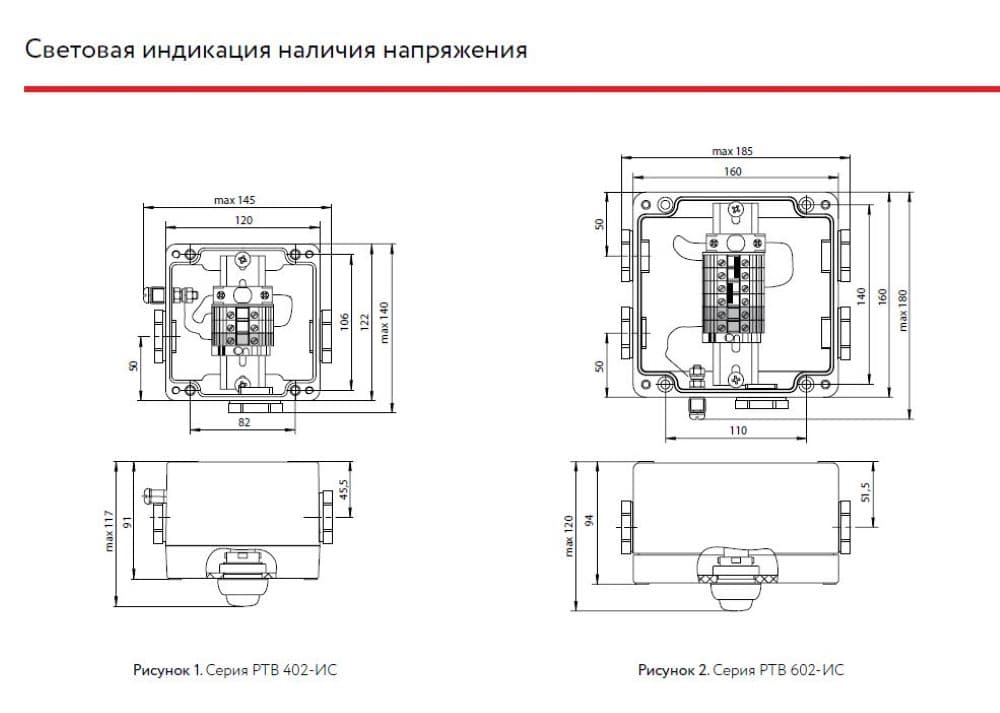 Коробка соединительная РТВ 402-0/0-ИС