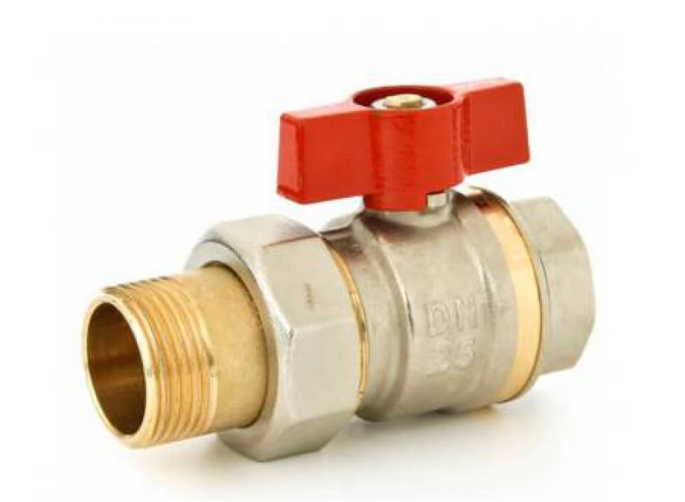 Кран шаровой BVR-F с гайкой PN40, DN20