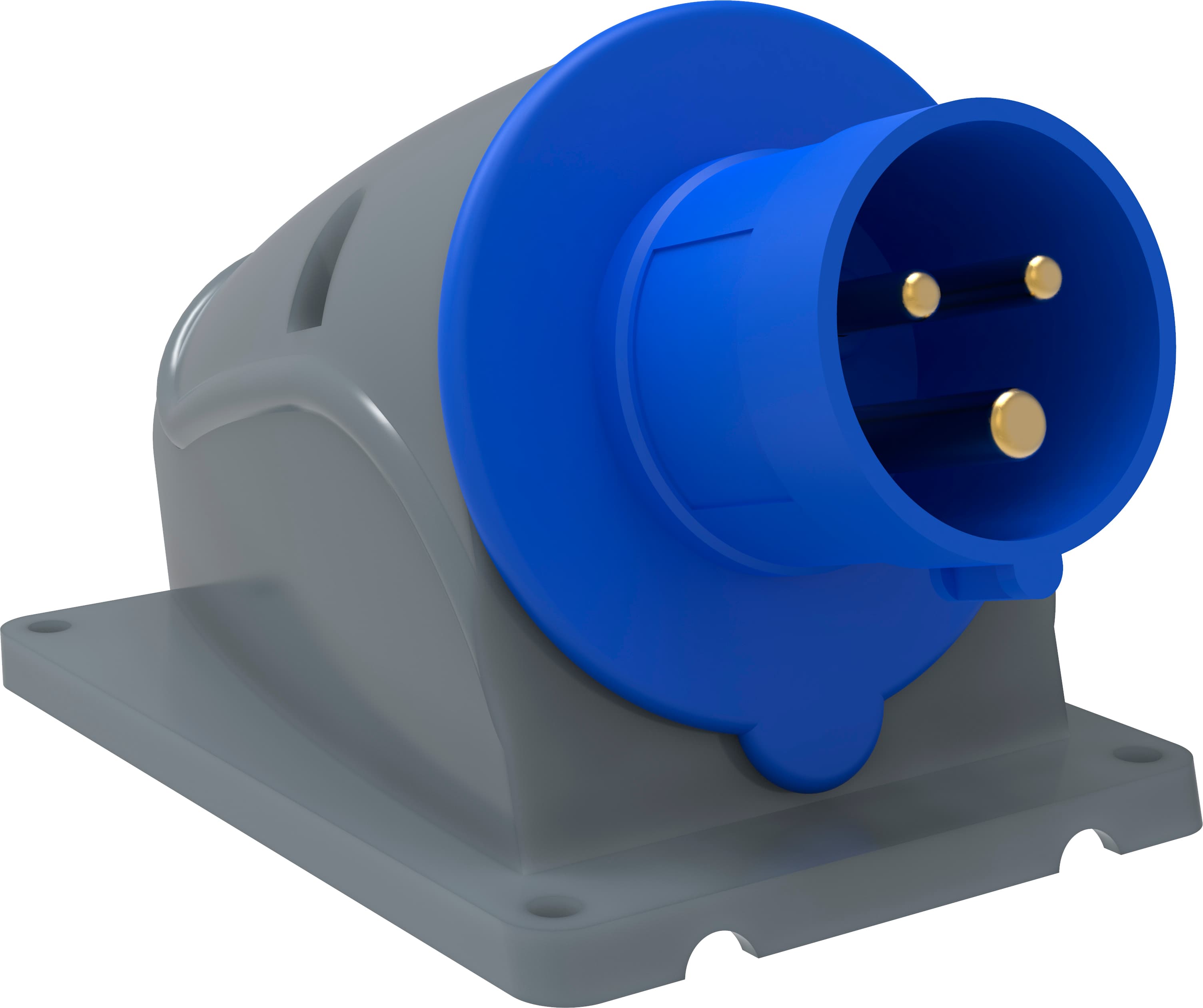 Вилка стационарная ССИ-513 16А 2Р+РЕ 220В IP44