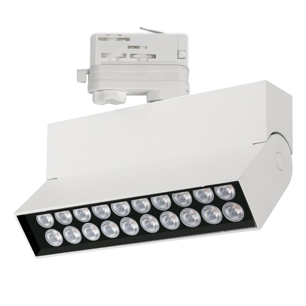 Светильник трековый LGD-LOFT-TRACK-4TR-S170-20W White6000 (WH, 24 deg) (ARL, IP40 Металл, 3 года)