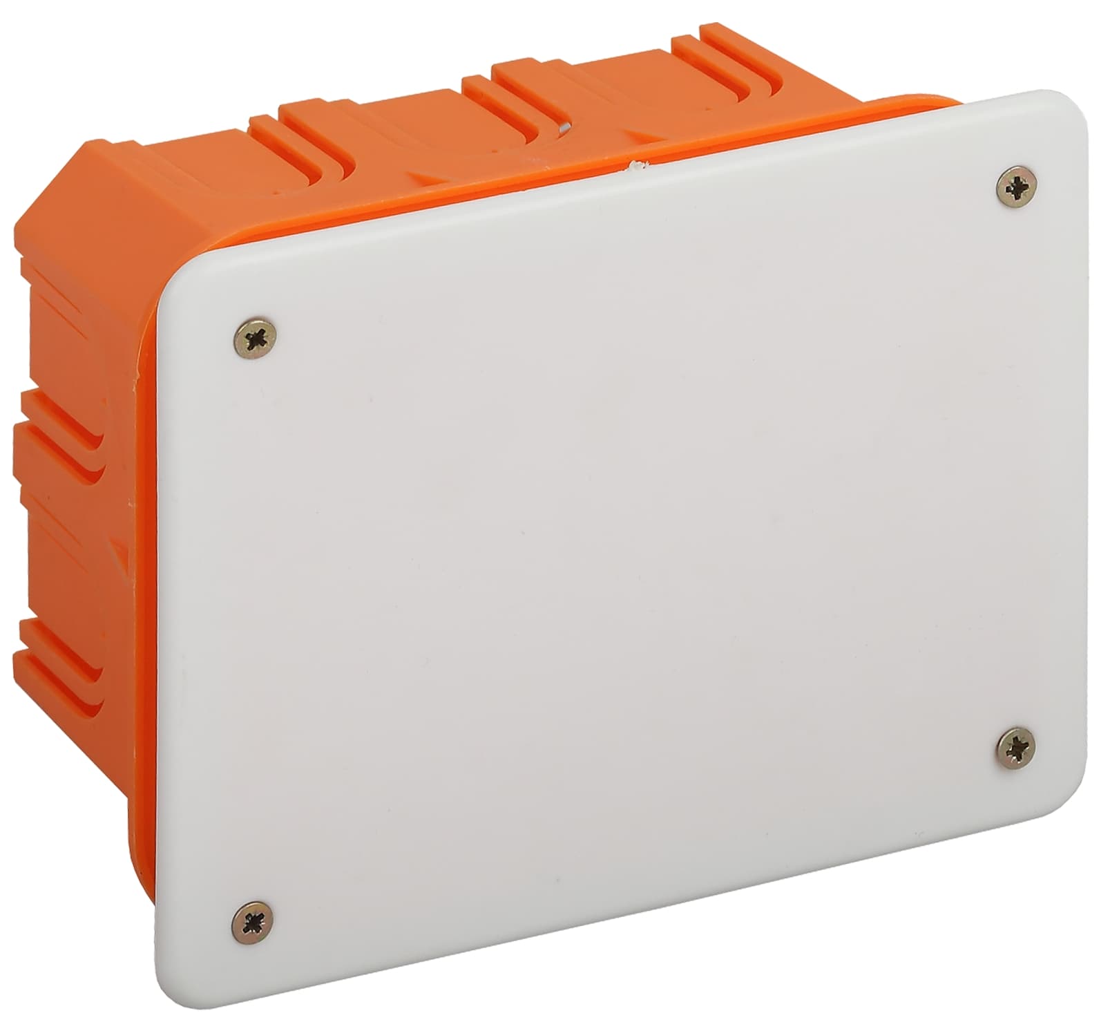 Коробка распаячная KRT 120х92х70мм для твердых стен, саморез., крышка IP20 (56/504)