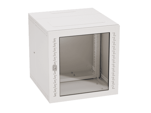 Шкаф телекоммуникационный навесной 12U (600х600х650) дверь стекло RAL7035