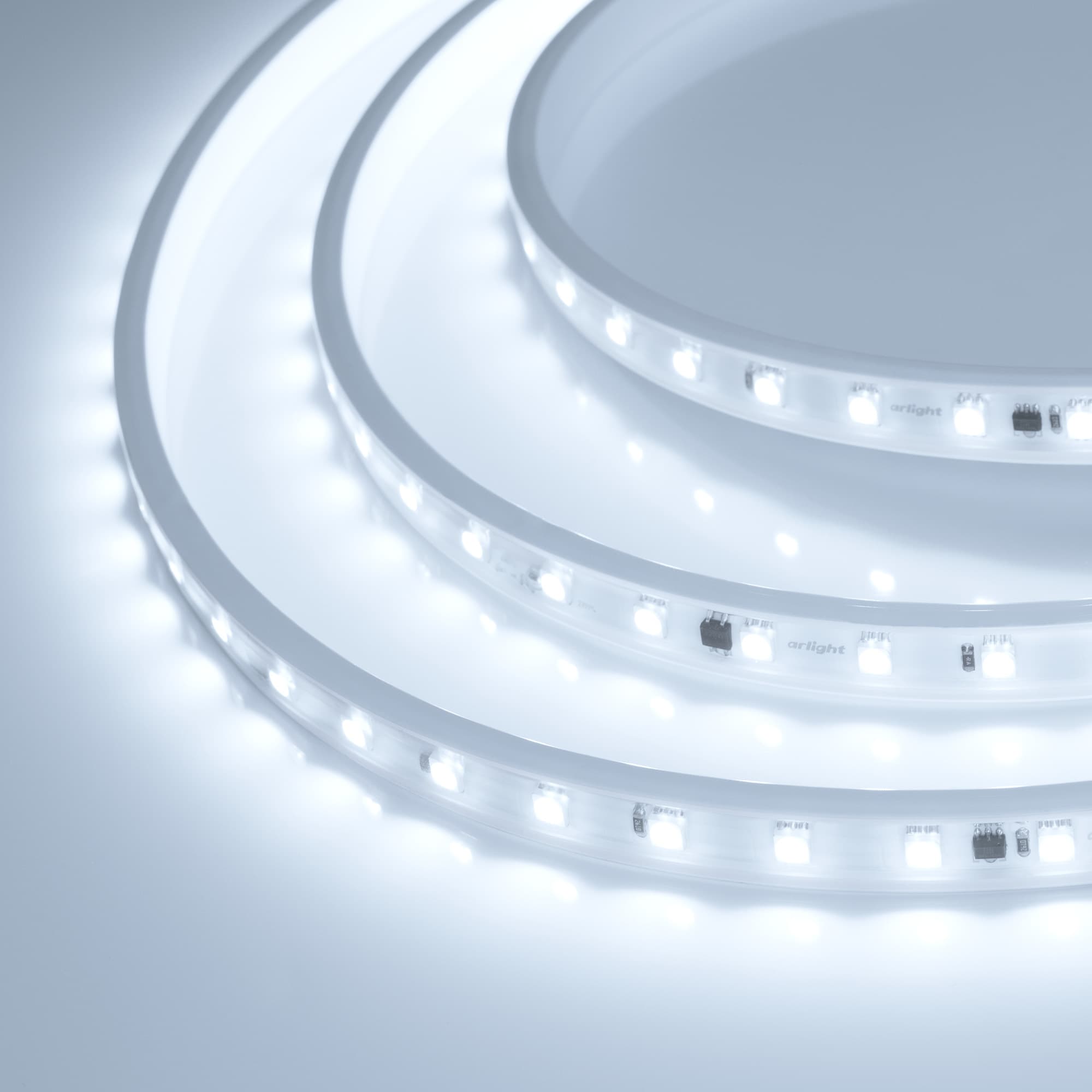 Лента светодиодная 8 Вт/м 230В IP65 6000K 54LED/м ARL-B54-15.5mm SMD 5060 10 м